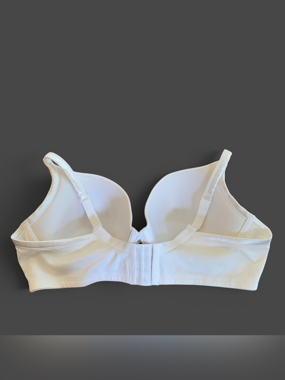 Cacique NWT White Push-Up Plunge Underwire Bra 46D Plus Size - Picture 2 of 13